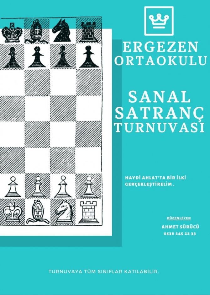 Ortaokul öğrencileri arasında sanal satranç turnuvası düzenlendi