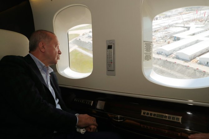 Erdoğan Yassıada'yı havadan inceledi