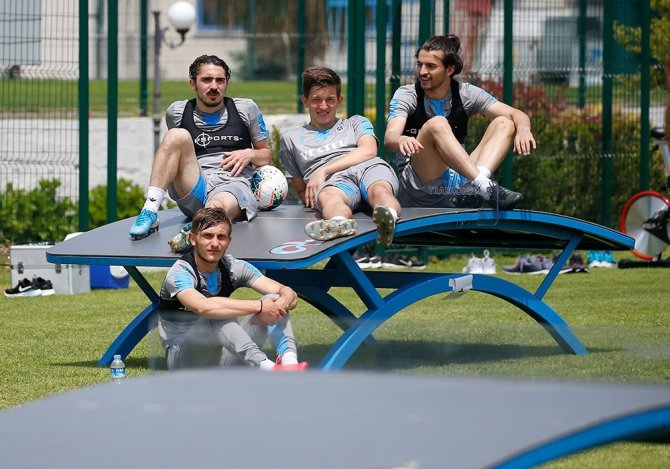 Trabzonspor, hazırlıklarını sürdürüyor