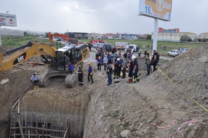 Göçük altında kalan 70 yaşındaki işçi hayatını kaybetti