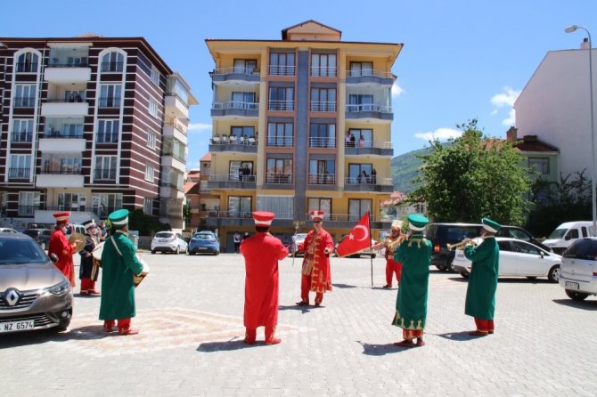 Konya'da mehterli kutlama