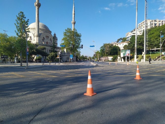 Kısıtlamanın sabahında İstanbul sessizliğe büründü
