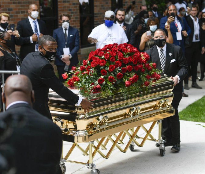 ABD’de George Floyd için cenaze töreni düzenlendi
