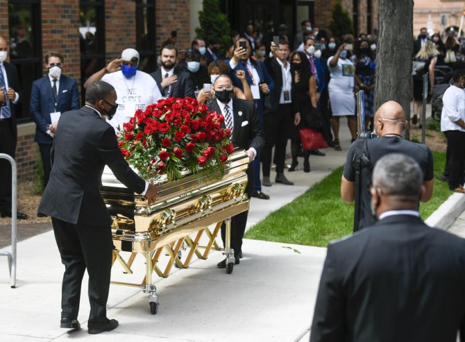 ABD’de George Floyd için cenaze töreni düzenlendi