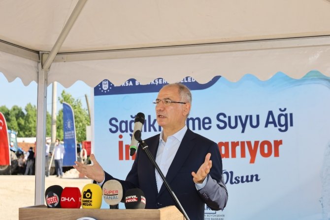Bursa'nın İnegöl ilçesi sağlıklı içme suyuna kavuşuyor