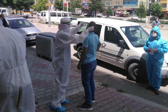 Konya'da 2 apartman Kovid-19 tedbirleri kapsamında karantinaya alındı