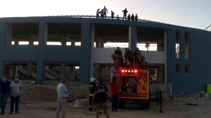 Konya'da inşaat işçisi çalıştığı inşaatta intihara kalkıştı