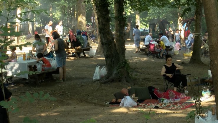 İstanbullular haftasonu piknik alanlarına ve plajlara akın etti