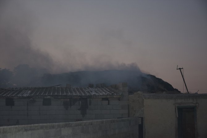 Konya'da balya yangını