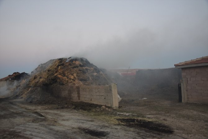 Konya'da balya yangını