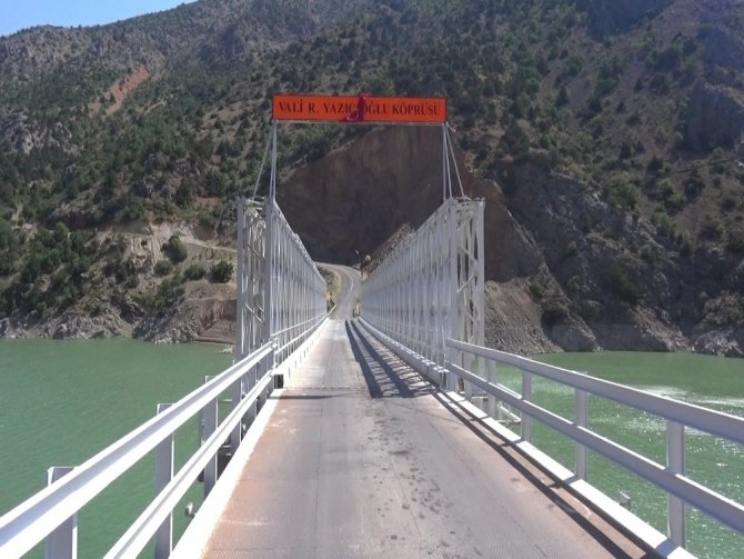 Vali Recep Yazıcıoğlu Köprüsü’nde tadilat yapıldı