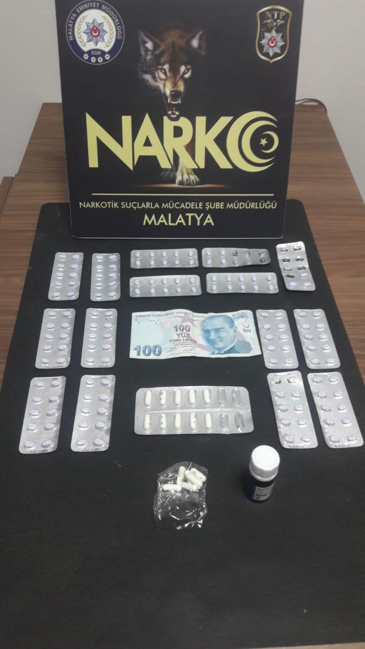 Malatya'da uyuşturucuya 4 tutuklama