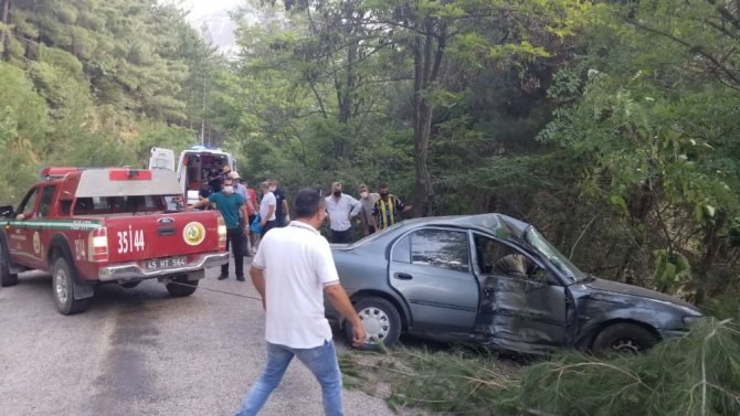 Manisa Milli Parkı yolunda kaza: 1 ölü