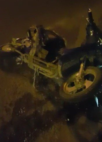 Otomobil ile elektrikli bisiklet çarpıştı: 5 Yaralı