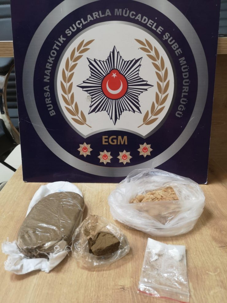 Bursa'da uyuşturucuya 3 tutuklama