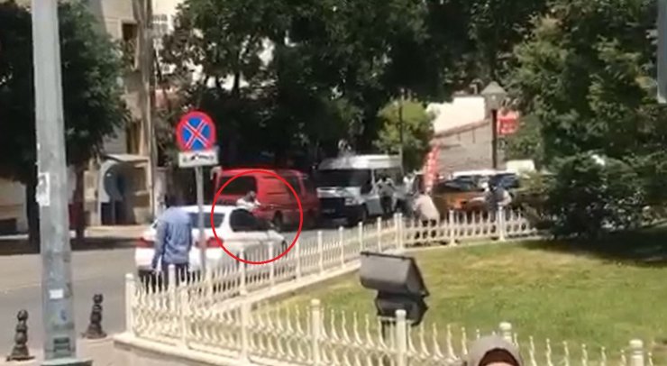 Ankara'da davulcuların silahlı kavgası kamerada