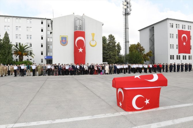 Hatay'da şehit düşen Jandarma Uzman Çavuş Konukçu'nun naaşı memleketi Konya'ya uğurlandı