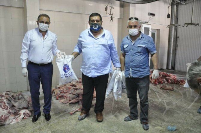 681 aileye kurban eti yardımı yapıldı