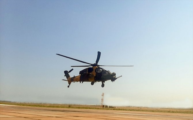 Azerbaycan'daki ortak tatbikatta ATAK helikopterleri de yer aldı