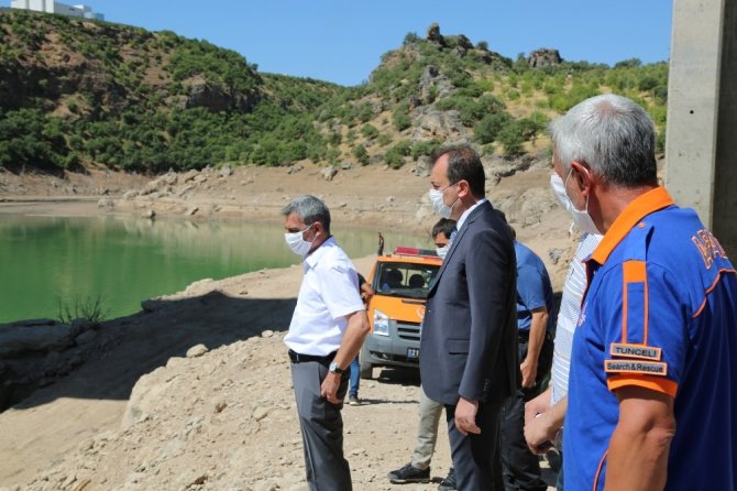 Gülistan için baraj gölü minimum seviyeye düşürüldü