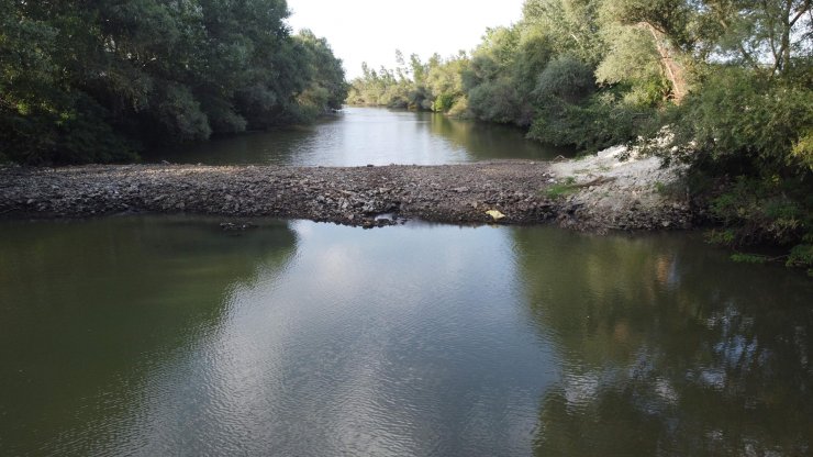 Tunca Nehri kurudu; çeltikte verim kaybı tehlikesi yaşanıyor