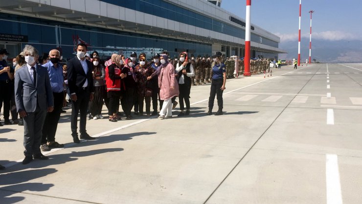 Şehit polis memuru Gül'ün cenazesi, Kahramanmaraş'a getirildi