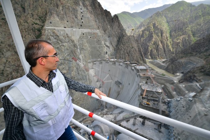 Yusufeli Barajı'nın yapımında son 50 metre