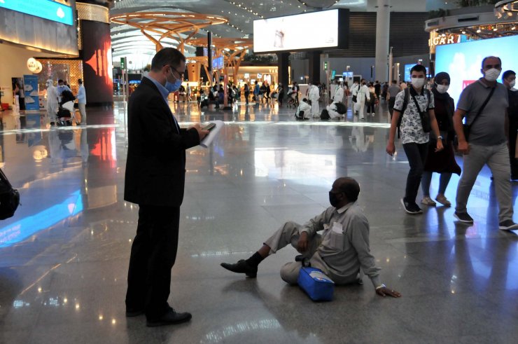İstanbul Havalimanı'nda koronavirüs denetimi