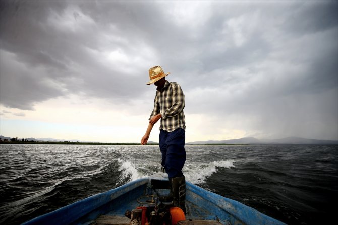 Beyşehir Gölü'ndeki balıkçıların emek dolu mücadelesi
