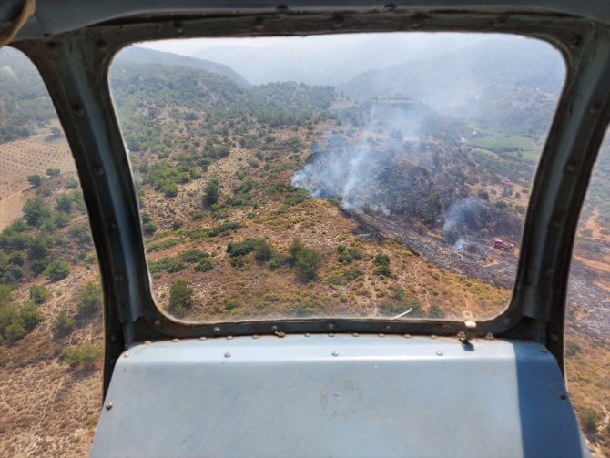 Hatay'da çıkan orman yangınında 1,5 hektar alan zarar gördü