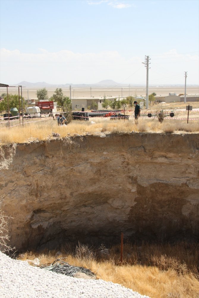 Konya'da obruk oluşabilecek bölgeler uydu görüntüleriyle tespit edilecek