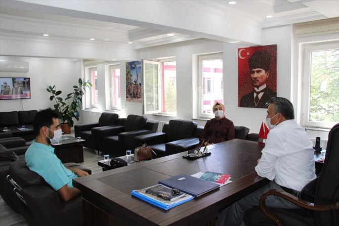 Yazar Dinç, Seydişehir Belediye Başkanı Mehmet Tutal'ı ziyaret etti