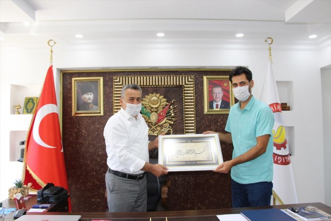 Yazar Dinç, Seydişehir Belediye Başkanı Mehmet Tutal'ı ziyaret etti