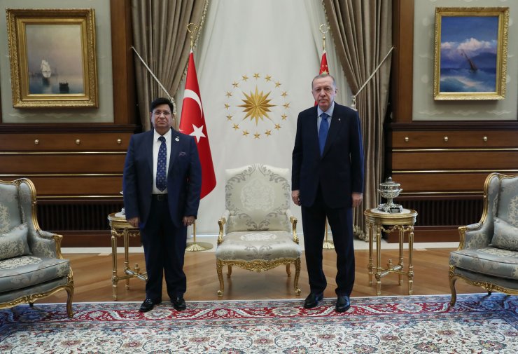 Cumhurbaşkanı Erdoğan Bangladeş Dışişleri Bakanı'nı kabul etti