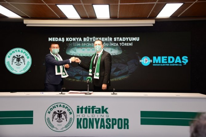 Konyaspor’un yeni stadyum sponsoru MEDAŞ