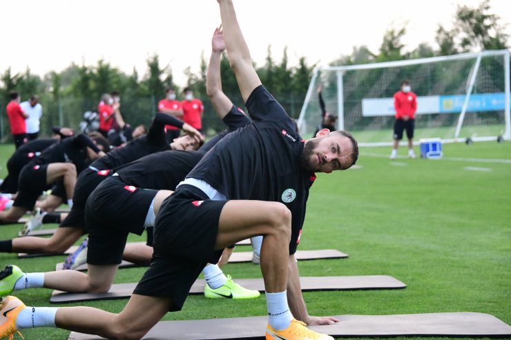 Konyaspor, Beşiktaş maçı hazırlıklarına başladı