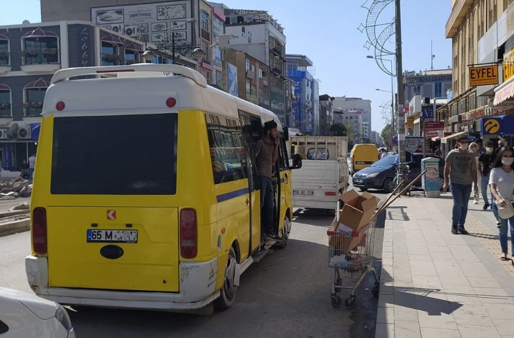 Van'da korona kurallarına uyulmayan toplu taşıma araçlarının sahiplerine 30 bin TL ceza