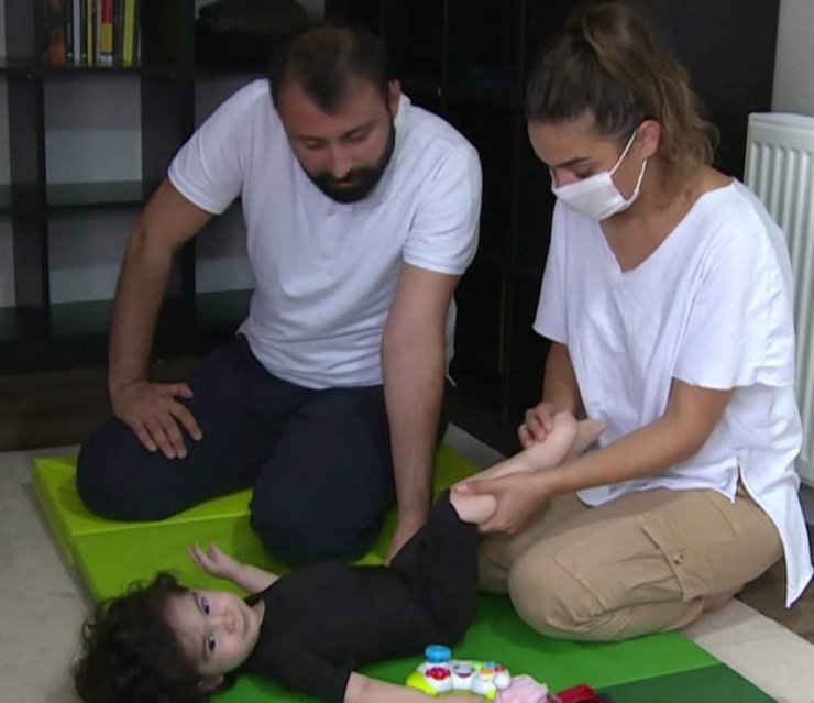SMA hastası 1,5 yaşındaki Demir Ali, yardım bekliyor