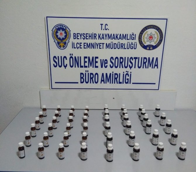 Konya’da polisten alkol katkı maddesi operasyonu
