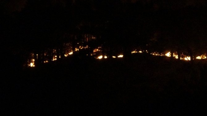 Anamur’da orman yangını devam ediyor