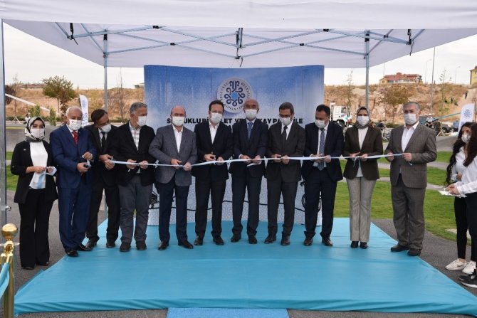 Konya'nın ilk bisiklet parkuru açıldı