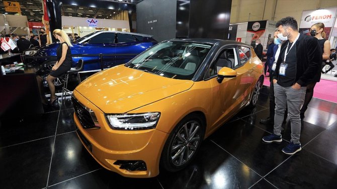 KKTC'nin yerli otomobili 'Günsel' MÜSİAD EXPO'da anavatanıyla buluştu