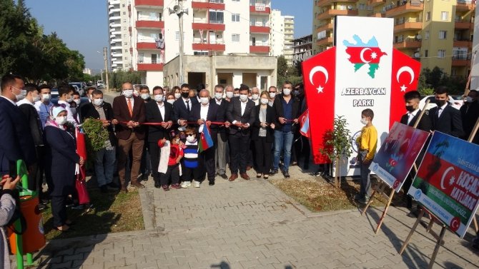 Mersin’de Azerbaycan Parkı açıldı