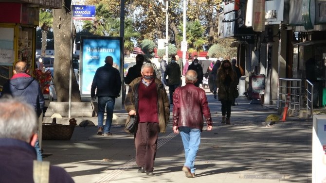 Haritada alarm veren Zonguldak’ta kent merkezinde sakinlik hakim