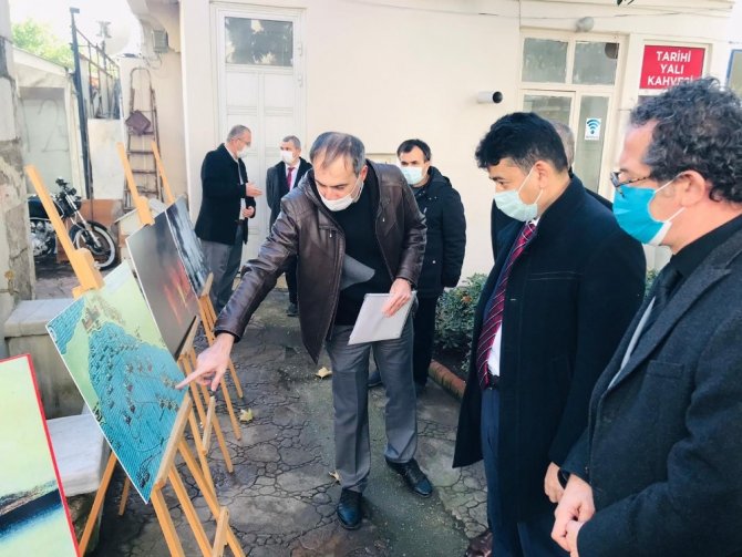 Sinop’ta Deniz Şehitleri için resim sergisi açıldı