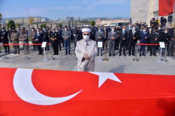 Konya Emniyet Müdürü Mustafa Aydın, Anamur şehidinin cenazesine katıldı