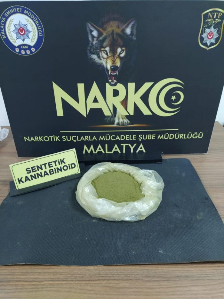 Malatya'da uyuşturucuya 2 tutuklama 