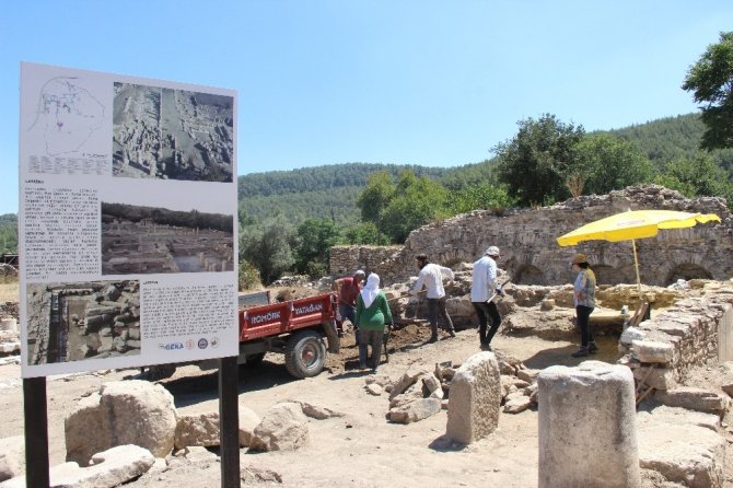 Stratonikeia Antik Kenti ve Lagina kutsal alanı GEKA ile hayat buluyor