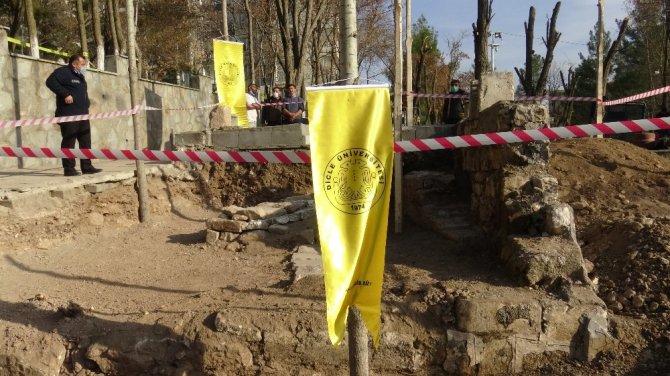 Diyarbakır’da, Sultan 1’inci Kılıçarslan’ın mezar aramalarında kalıntılar bulundu