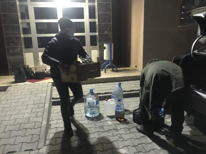 Konya’da sahte içki üretilen evde patlama: 1 yaralı